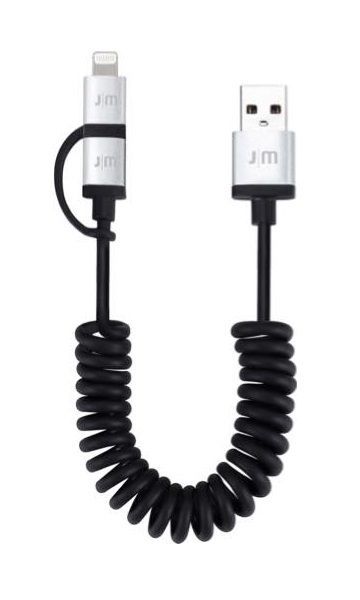 Just Mobile AluCable Duo Twist Lightning & Micro USB