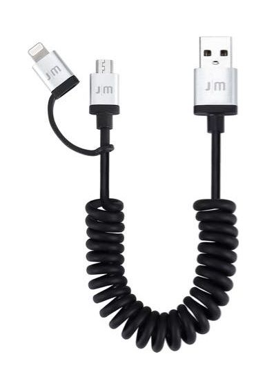 Just Mobile AluCable Duo Twist Lightning & Micro USB