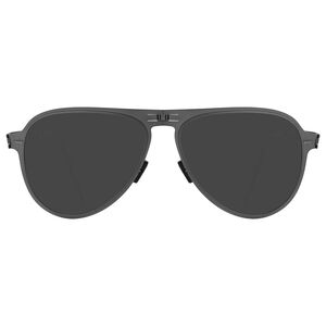 Roav Atlas Stainless Steel Folding Polarized Sunglasses (Gunmetal Frame/Dark Grey Lens)