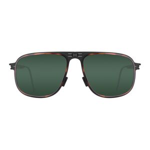 Roav Boxer Stainless Steel Folding Polarized Sunglasses (Matte Black/Tortoise Frame/Dark Grey Lens)