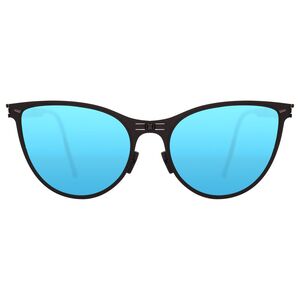 Roav Scarlett Stainless Steel Polarized Sunglasses (Matte Black Frame/Navy Blue Lens)