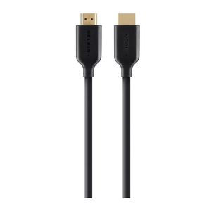 كابل HDMI عالي السرعة أسود مطلي باللون الذهبي مزود بإيثرنت بطول 1 م من بيلكين