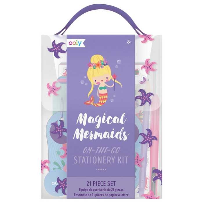 Ooly On-The-Go Stationery Kit Magical Mermaids