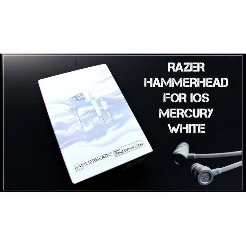 Razer Hammerhead Mercury In-Ear Earphones for iOS