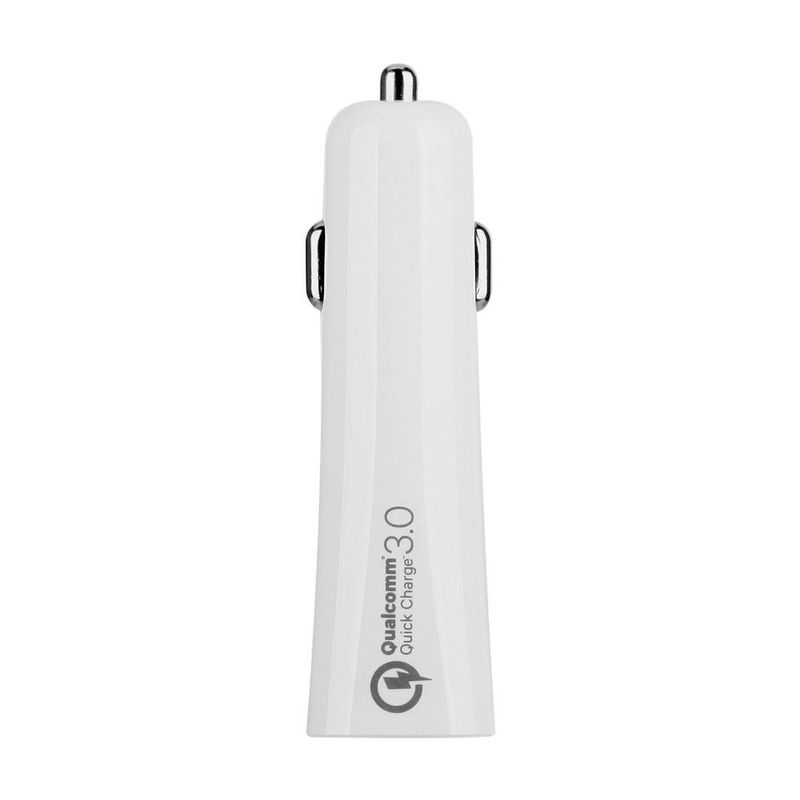 Momax Elite Power Delivery Dual-Port Type C White 45W Car Charger