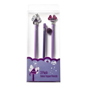 Tinc Topper Pencils Purple (Pack Of 3)
