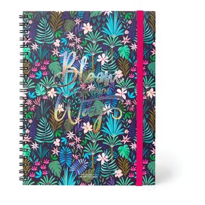 Legami Trio Spiral Maxi Lined/Squared/Dotted Flora Notebook