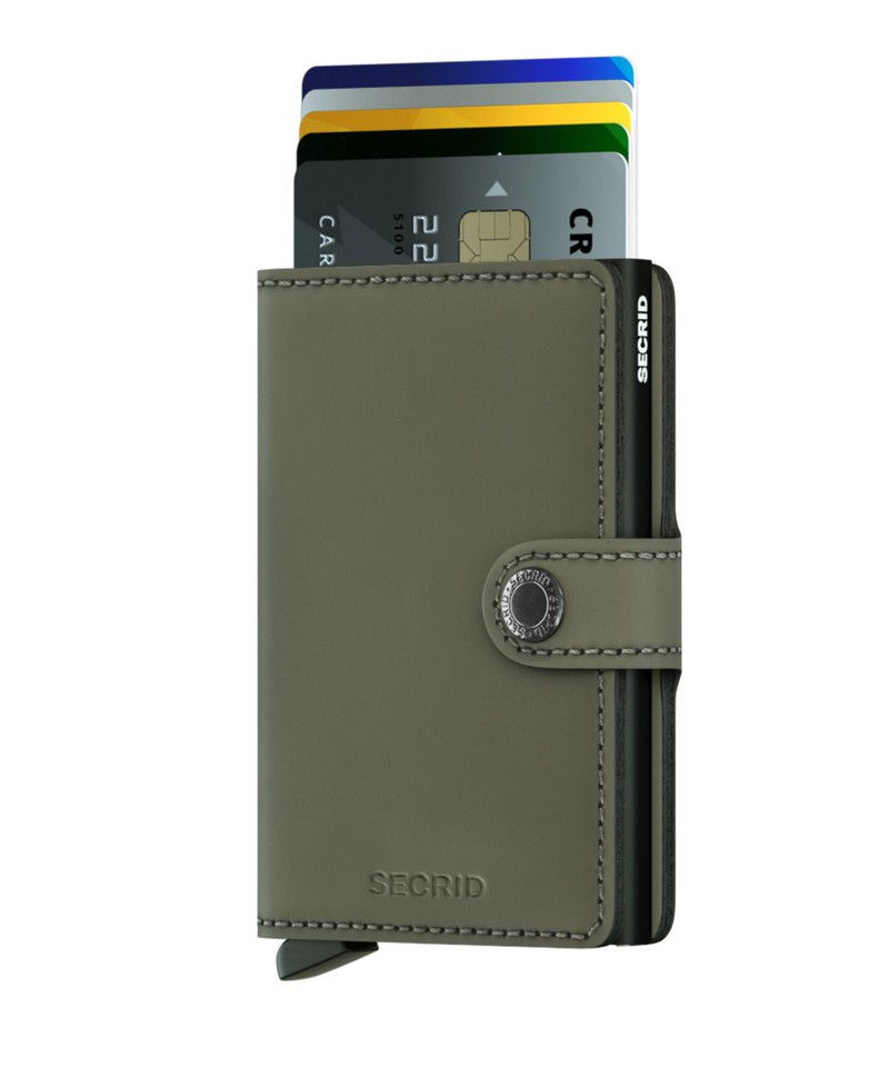 Secrid Mini Wallet Matte Green/Black