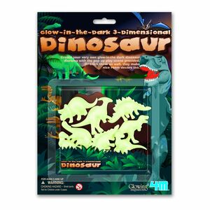 4M Glow In The Dark 3D Dinosaurs (8 pieces)
