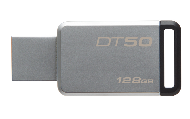 Kingston 128GB USB 3.0 Data Traveler 50 Metal/Black