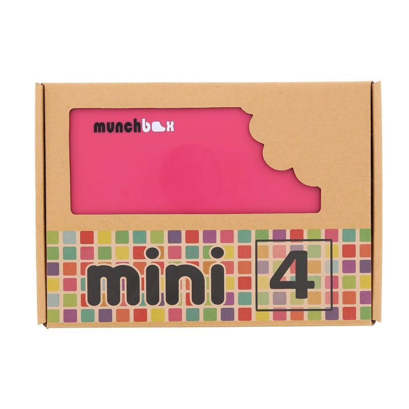 Munchbox Mini4 Berry Blitz Pink/ Purple And Mint Lunchbox