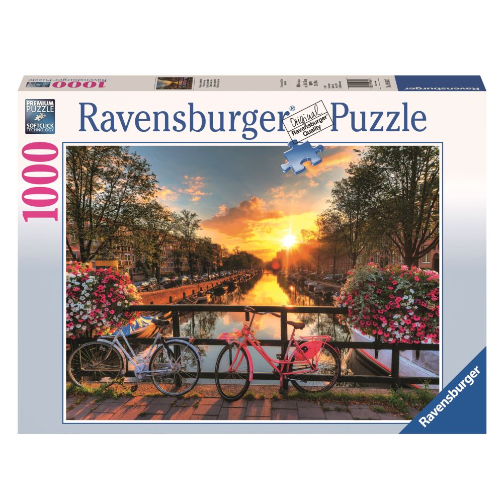Ravensburger Bicycles In Amsterdam 1000 Pcs Jigsaw Puzzle