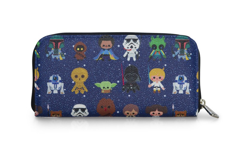 Loungefly Star Wars Characters Cutesy Zip Around Wallet