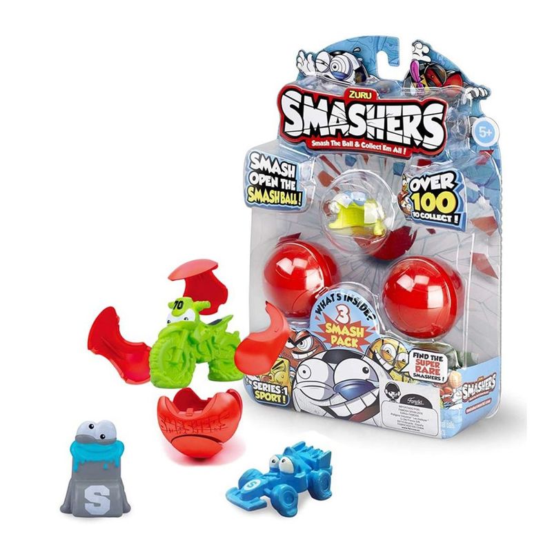 Smashers 3 Pack In Smash Ball