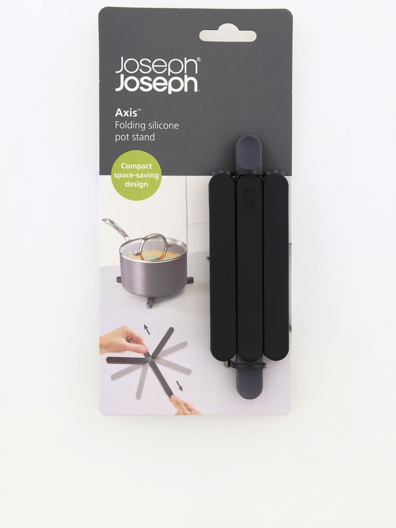 Joseph Joseph Axis Folding Silicone Pot Stand Black