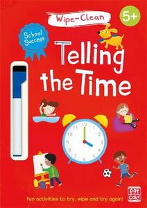School Success Telling the Time Wipe-clean book with pen | Pat-A-Cake
