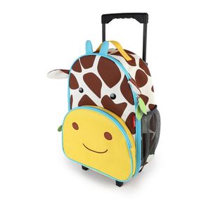 Skip Hop Zoo Kids Rolling Luggage Giraffe