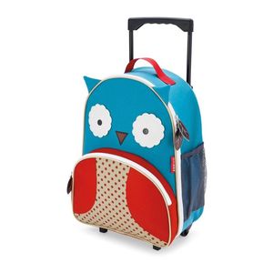 Skip Hop Zoo Kids Rolling Luggage Owl