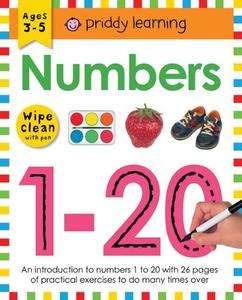 Numbers 1-20 Wipe Clean Workbooks | Roger Priddy