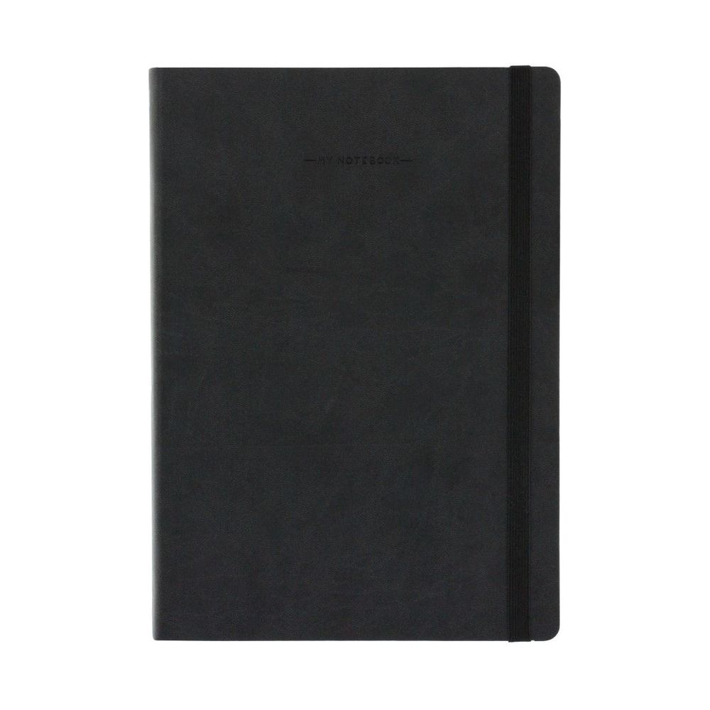 Legami Large Lined Black My Notebook