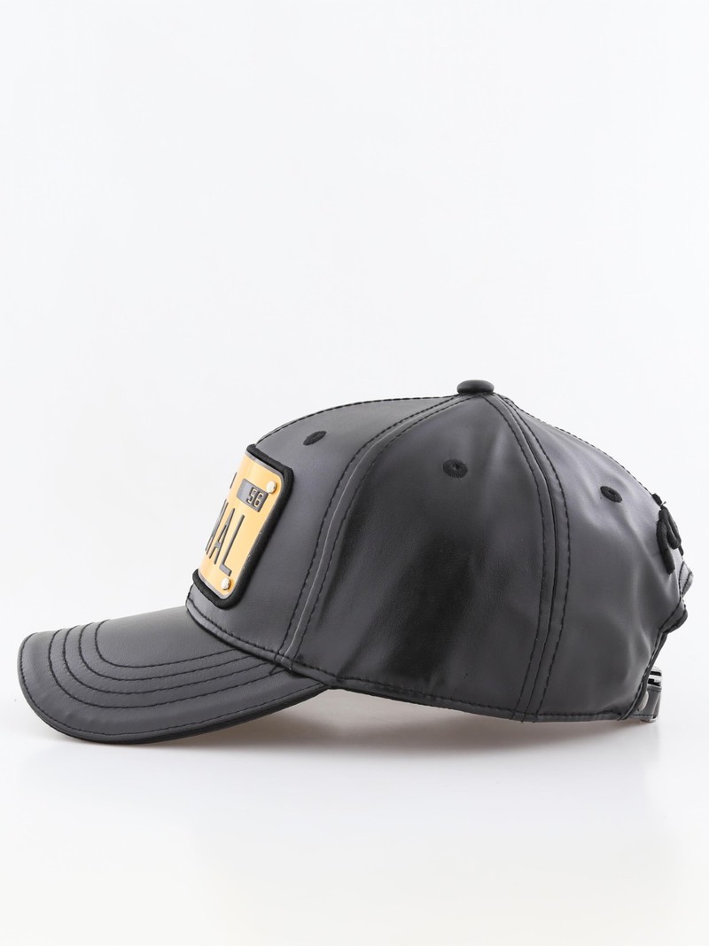 قبعة للجنسين بلوحة تحمل عبارة California No. Animal نموذج 1 من رقم بلون أسود