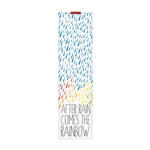 Legami Booklovers Collection Bookmark After The Rain Comes The Rainbow