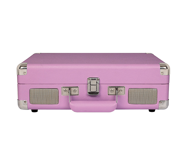 Crosley Cruiser Deluxe Portable Turntable with Built-in Speakers - Lavender