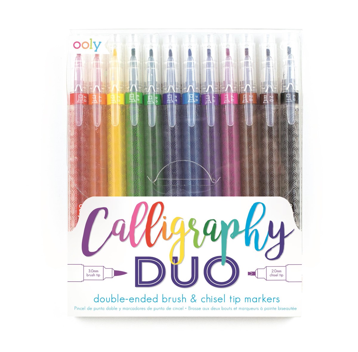 Ooly Calligraphy Duo Double Ended Markers (Set of 12)