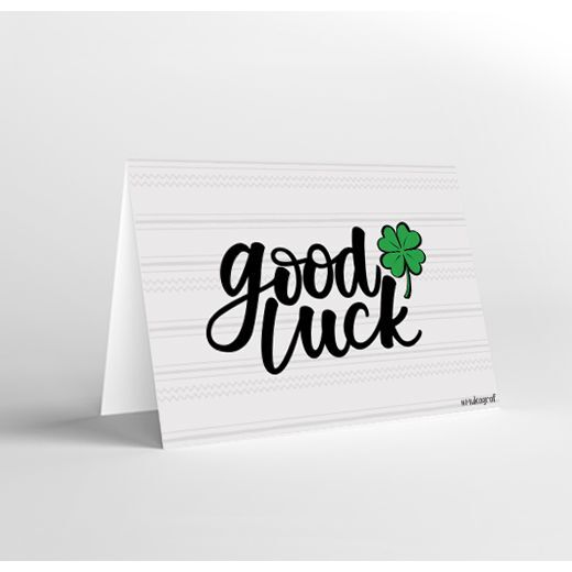 Mukagraf Good Luck Greeting Card (17 x 11.5cm)
