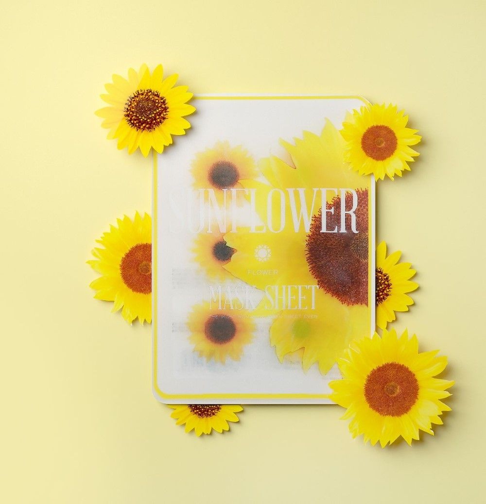 أوراق ماسكات زهور عباد الشمس من كوكوستار [12 قطعة]