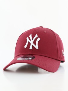 نيو إيرا ليغ إسينشال نيويورك يانكيز للرجال قبعه كاردينال / وايت أو أس