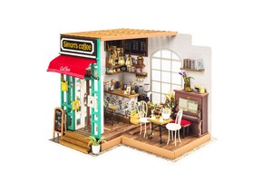 احجية روبو تايم  بيت مصغر مقهى سايمون