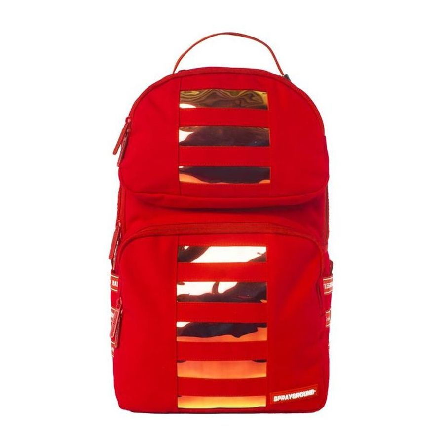 Sprayground Red Hologram Trooper Backpack