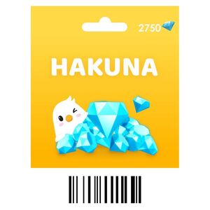Hakuna - 2750 Diamonds (Digital Code)