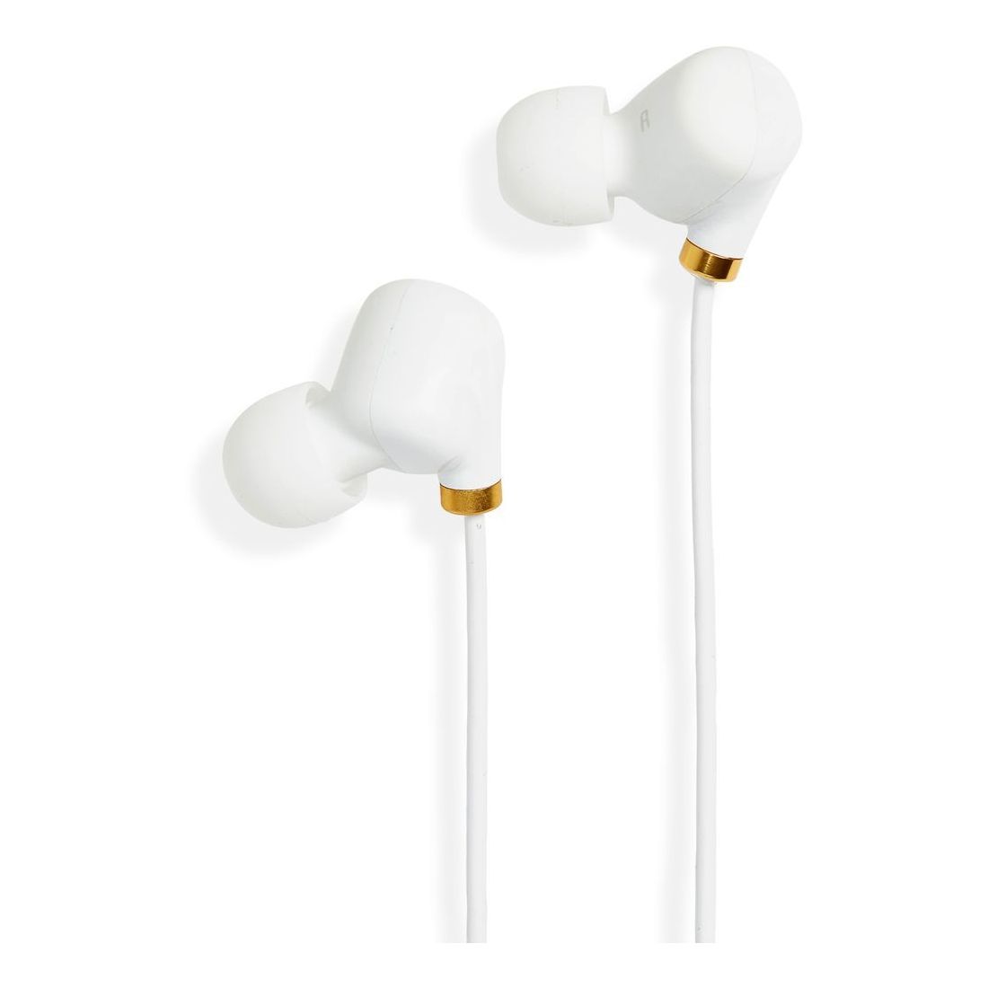 Happy Plugs Ear Piece II White/Gold In-Ear Earphones