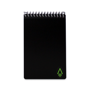 دفتر ملاحظات روكيت بوك إيفرلاست ميني أسود ذكي بمقاس ٣.٥ × ٥ بوصة