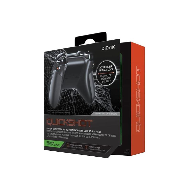 Bionik Quickshot Rubber Grip Black for Xbox One Controller