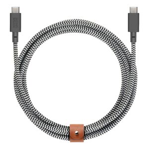 Native Union Belt Pro USB-C to USB-C Cable Zebra 3m