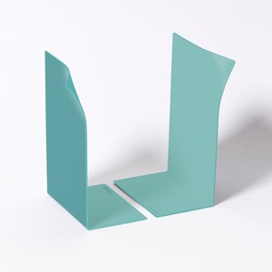 Block Page Book Ends Blue