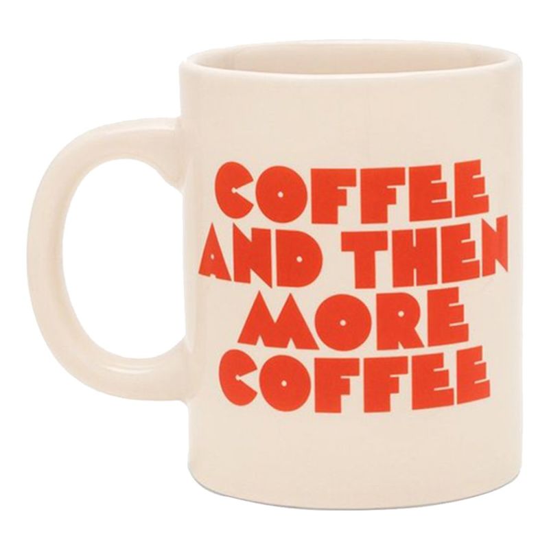 Ban.do Hot Stuff Ceramic Mug Coffee and Then More Coffee 325ml