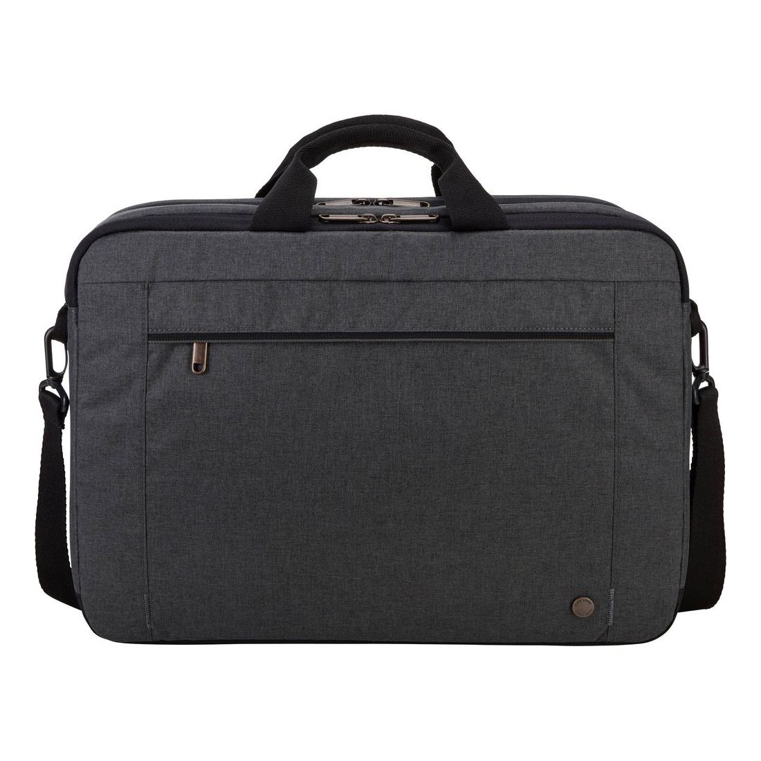 حقيبة كتف إرا 116 أتاشي مقاس 15.6 بوصة من كيس لوجيك، باللون الأسود