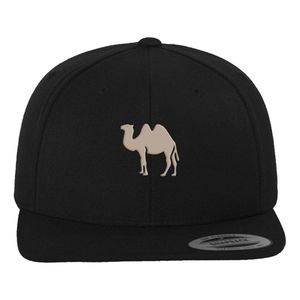 قبعة للرجال تحمل صورة جمل الصحراء لون أسود من ميستر تي