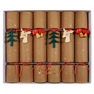 Meri Meri Woodland Deco Crackers (Set of 6)