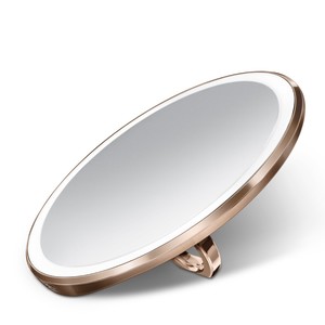 Simple Human Sensor Compact Mirror Rose Gold (10 cm)