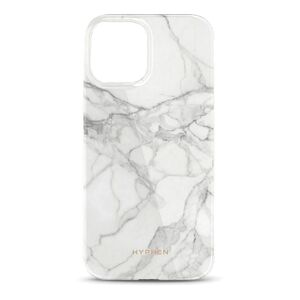 HYPHEN LUXE Marble Case for iPhone 13 Pro Max White