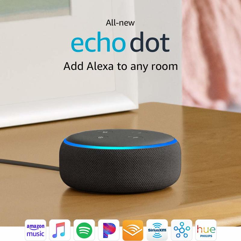 Amazon Echo Dot (3rd Gen) Smart Speaker - Charcoal
