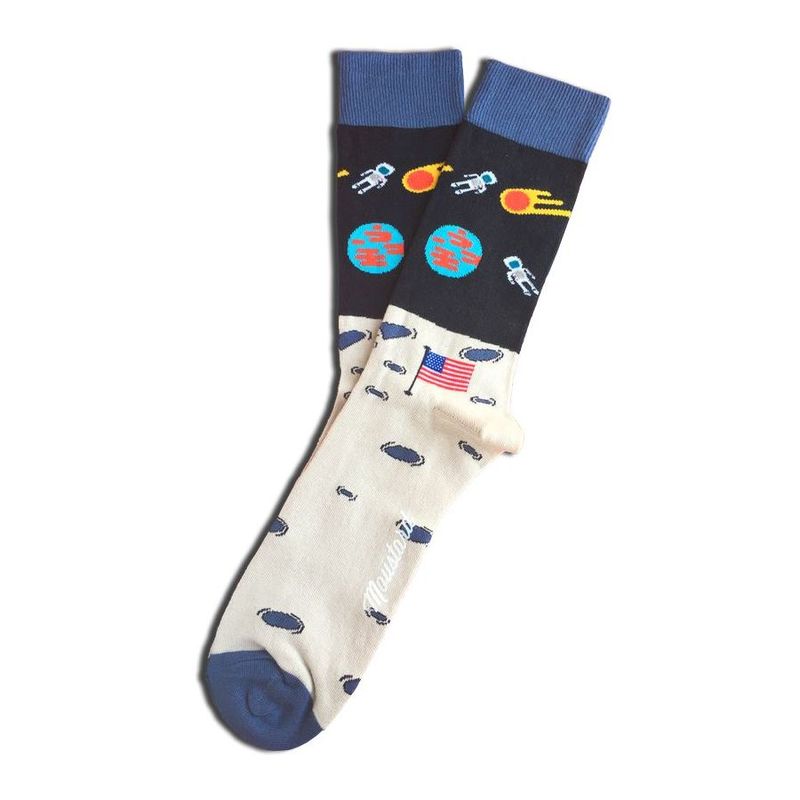 Moustard Space Socks Box Unisex Multicolour