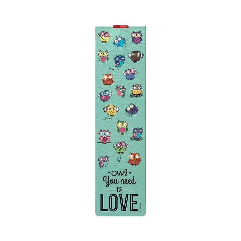 Legami Owl You Need Is Love Bookmark