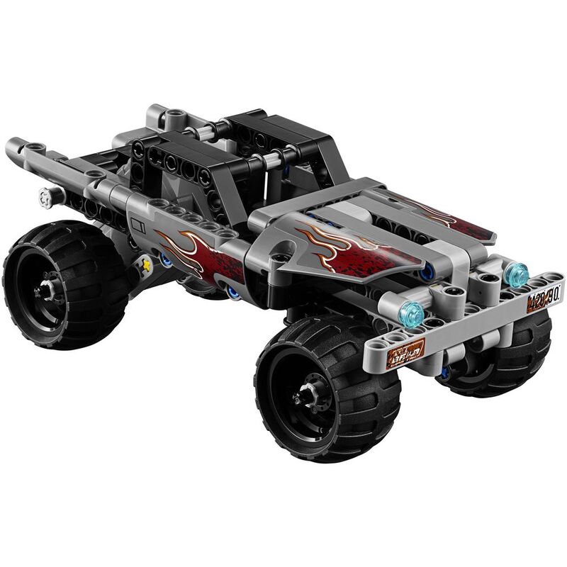 لعبة مجموعة بناء وتركيب مكعبات على شكل شاحنة الهروب تكنيك من ليغو 42090
