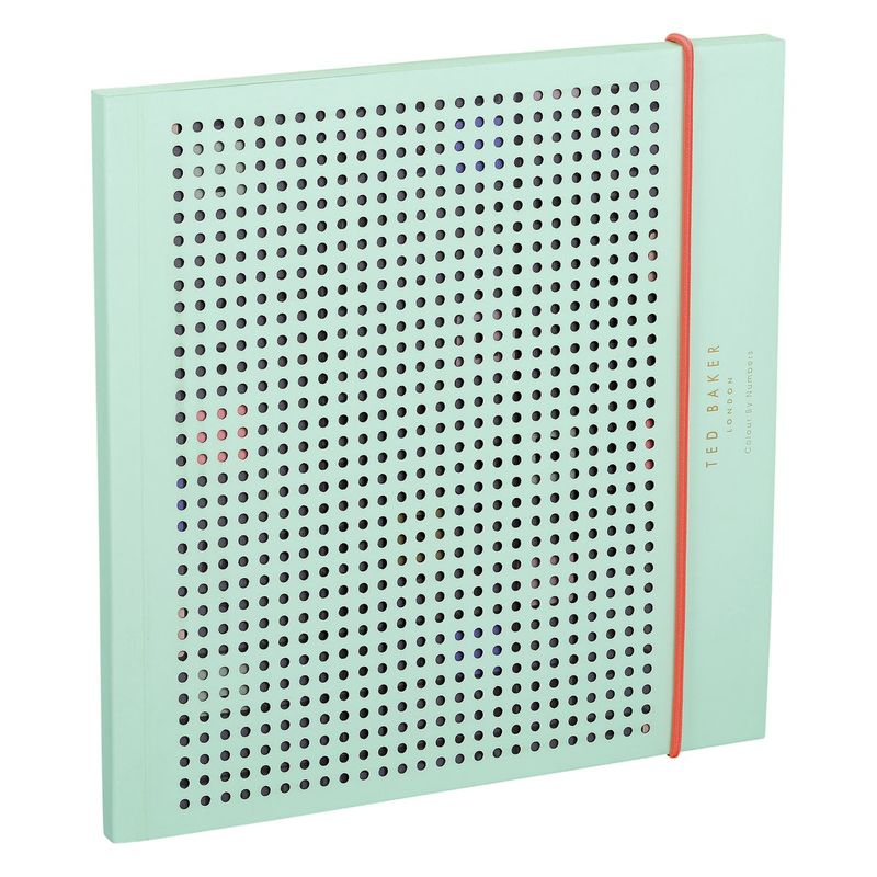 Colour By Numbers Mesh Notebook Mint